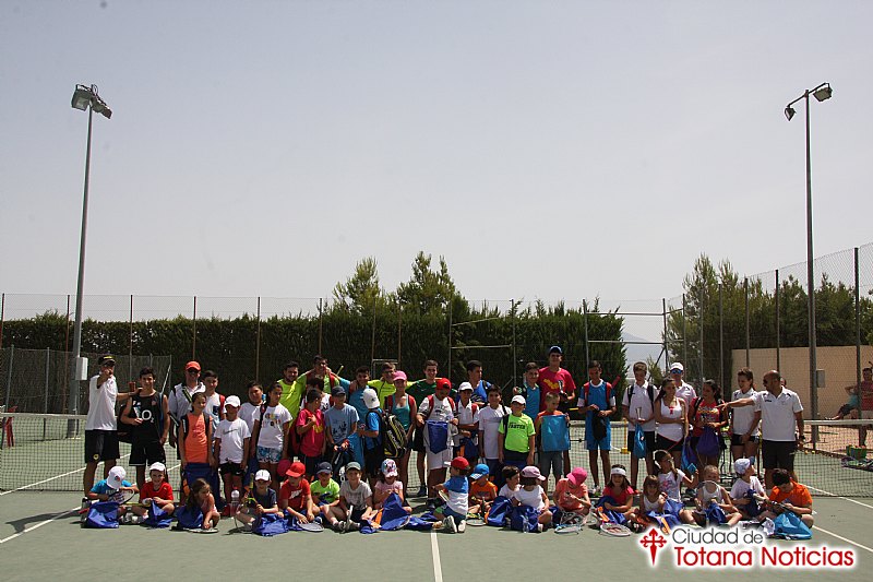 Fiesta de clausura del curso 2015/16 Escuela Club Tenis Totana